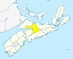Small Map - Colchester County, Nova Scotia